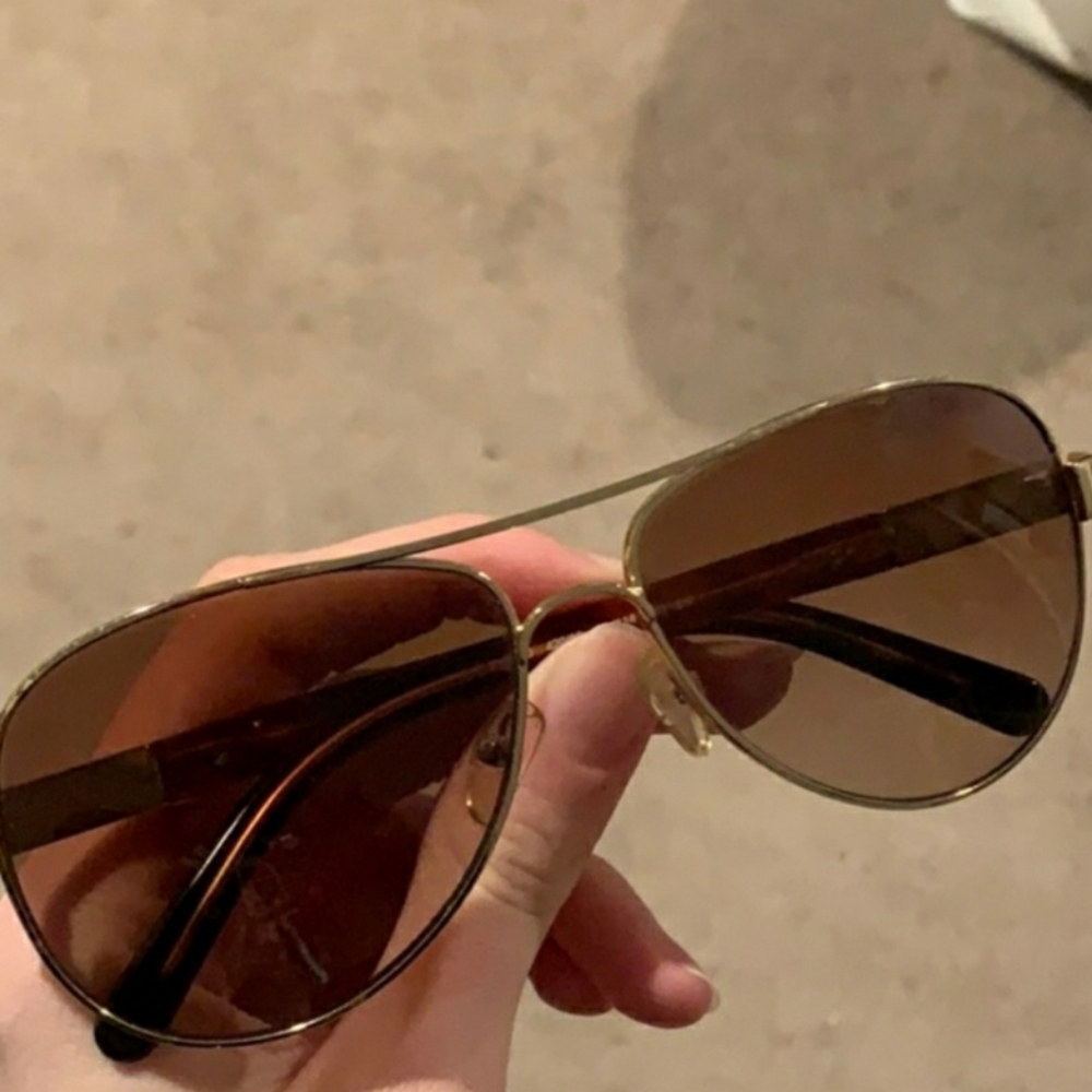 TORY BURCH T -LOGO PILOT SUNGLASSES